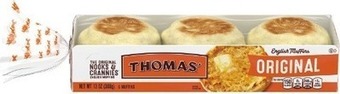 Kroger Thomas' english muffins offer