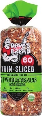 Kroger Dave's killer bread thin-sliced bread offer