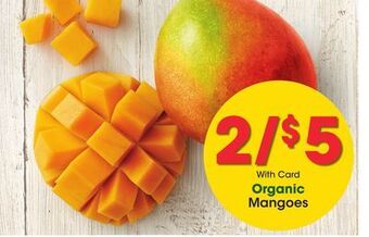 Kroger Organic mangoes offer
