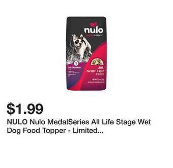 Petsmart Nulo medalseries all life stage wet dog food topper - limited ingredient, 2.8 oz. offer