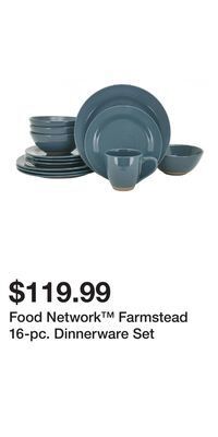 Kohl's Food network™ farmstead 16-pc. dinnerware set offer