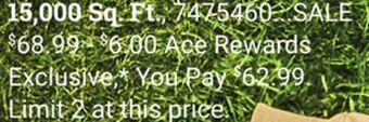 Ace Hardware Ace® weed & feed offer