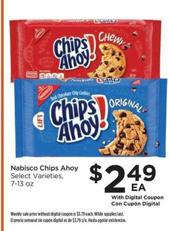 Food 4 Less Nabisco chips ahoy offer