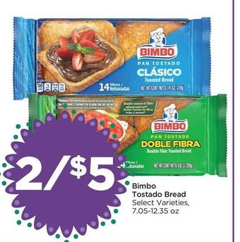 Food 4 Less Bimbo tostado bread offer