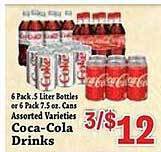 Food Depot Coca-cola drinks offer