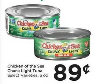 Foods Co Chicken of the sea chunk light tuna offer