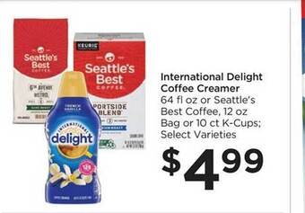 Foods Co International delight coffee creamer offer