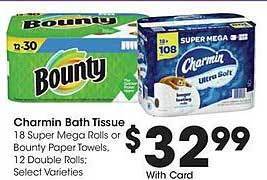 Ralphs Charmin bath tissue offer