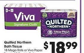 Ralphs Quilted northern bath tissue offer