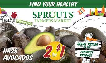 Sprouts Farmers Market Hass avocados offer