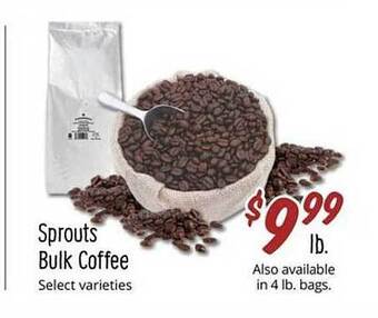 Sprouts Farmers Market Sprouts bulk coffee offer