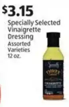 Aldi Specially Selected Vinaigrette Dressing 12 oz offer