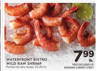 Albertsons Waterfront bistro wild raw shrimp offer