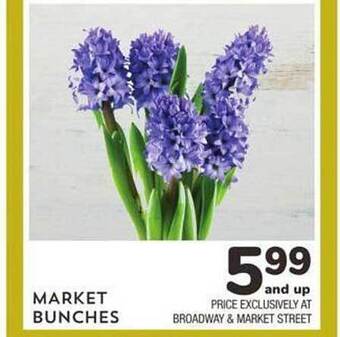 Albertsons Market bunches offer
