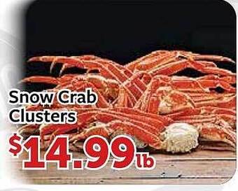 Fareway Snow crab clusters offer