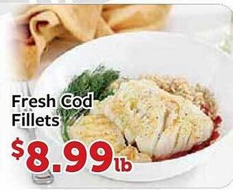 Fareway Fresh cod fillets offer