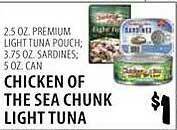 Karns Chicken of the sea chunk light tuna offer