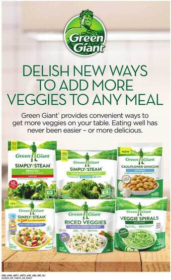 Albertsons Green giant offer