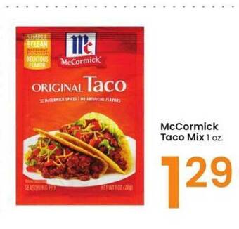 Albertsons Mccormick taco mix offer