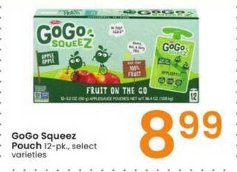 Albertsons Gogo squeez pouch offer