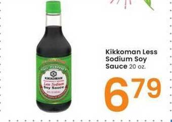 Albertsons Kikkoman less sodium soy sauce offer