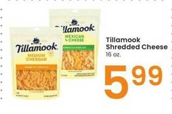 Albertsons Tillamook shredded cheese offer
