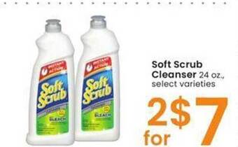 Albertsons Soft scrub cleanser offer