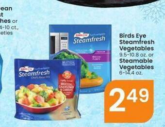 Albertsons Birds eye steamfresh vegetables or steamable vegetables offer