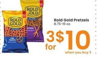 Albertsons Rold gold pretzels offer