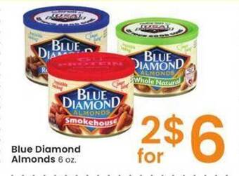 Albertsons Blue diamond almonds offer