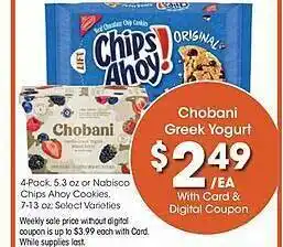 City Market Chobani greek yogurt offer