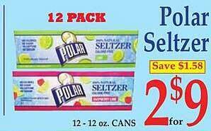 DeMoulas Market Basket Polar seltzer offer