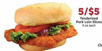 Fareway Tenderized pork loin slices offer
