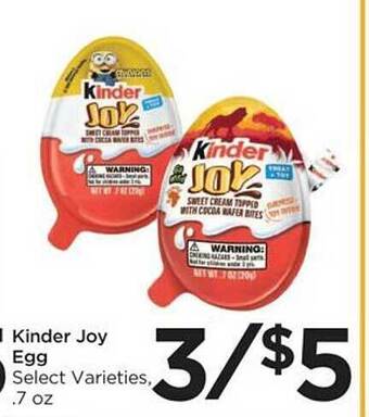 Food 4 Less Kinder joy egg offer