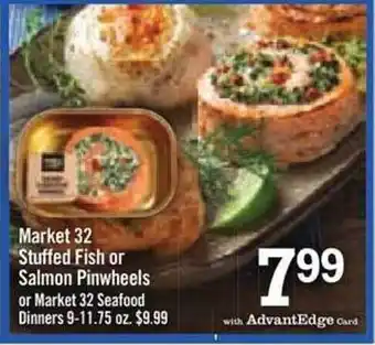 Market 32 stuffed fish or salmon pinwheels