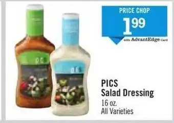 Price Chopper Pics salad dressing offer