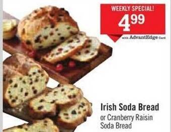 Price Chopper Irish soda bread offer
