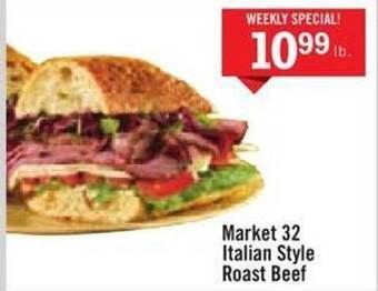 Price Chopper Market 32 italian style roast beef offer