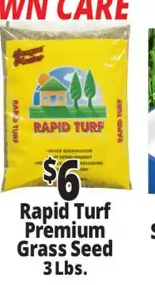 Ocean State Job Lot Rapid turf premium premium grass seed offer