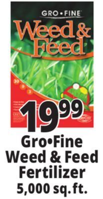 Ocean State Job Lot Gro fine weed & feed fertilizer, 5,000 sq ft offer