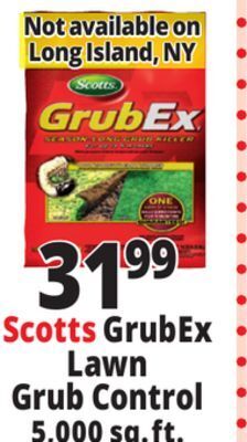 Ocean State Job Lot Scotts® grubex 14.35 lb season long grub killer offer