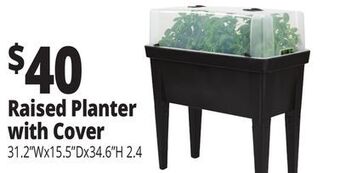 Ocean State Job Lot Raised planter with cover offer