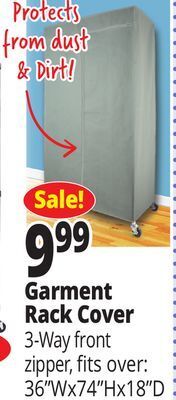 Ocean State Job Lot West bay garment rack cover offer