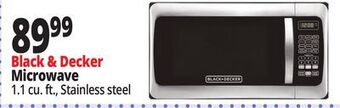 Ocean State Job Lot Black & decker 1000w stainless steel microwave oven offer