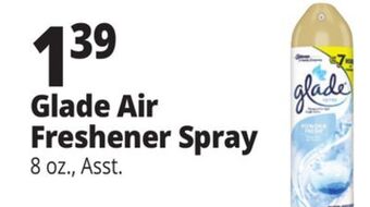 Ocean State Job Lot Glade air freshener spray offer