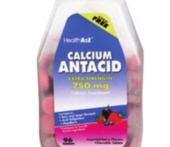 Ocean State Job Lot Calcium antacid 750 mg tablets, 96 count offer