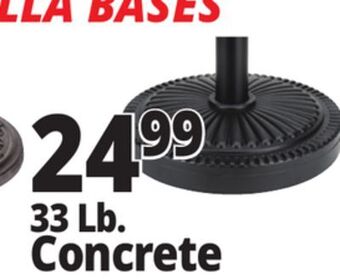 Ocean State Job Lot Concrete umbrella base, 15" offer