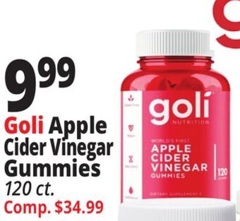 Ocean State Job Lot Goli apple cider vinegar gummies offer