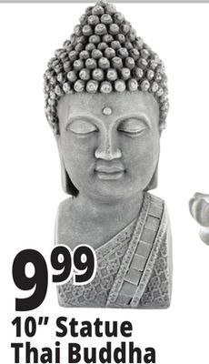 Ocean State Job Lot 10" thai buddha statue offer