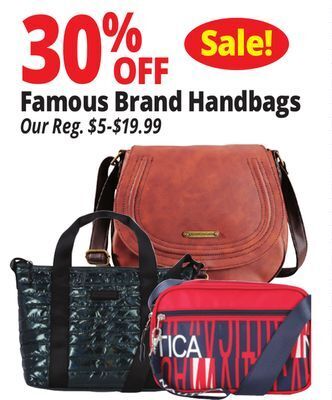 Ocean State Job Lot Famous brand handbags offer